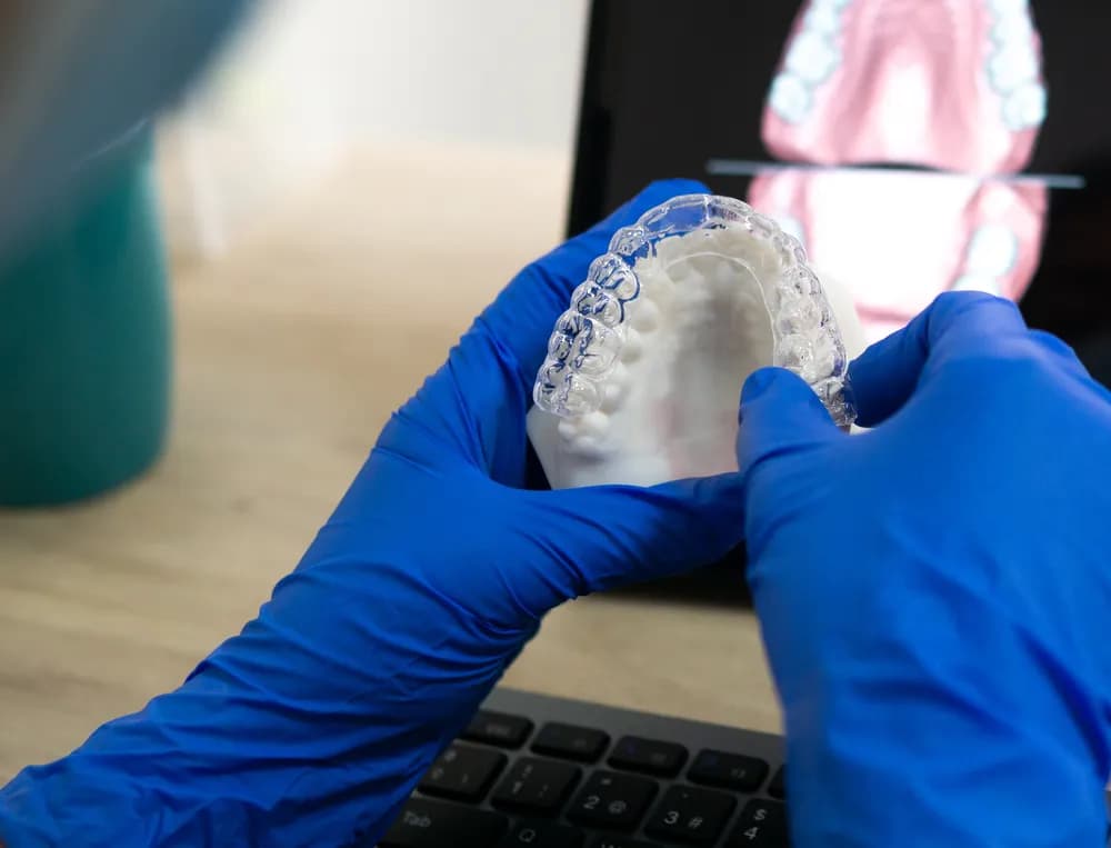 Custom Invisalign aligners